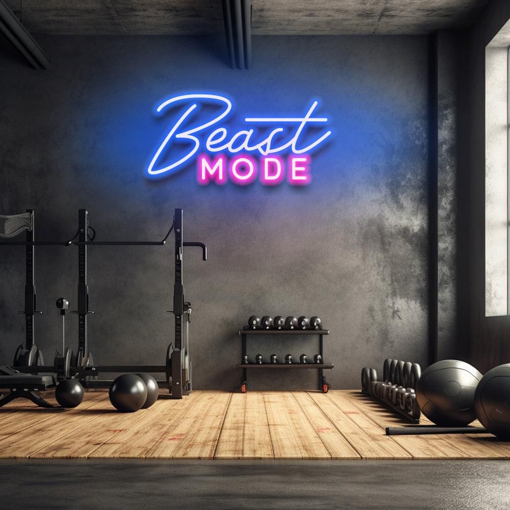 Beast Mode Gym Neon