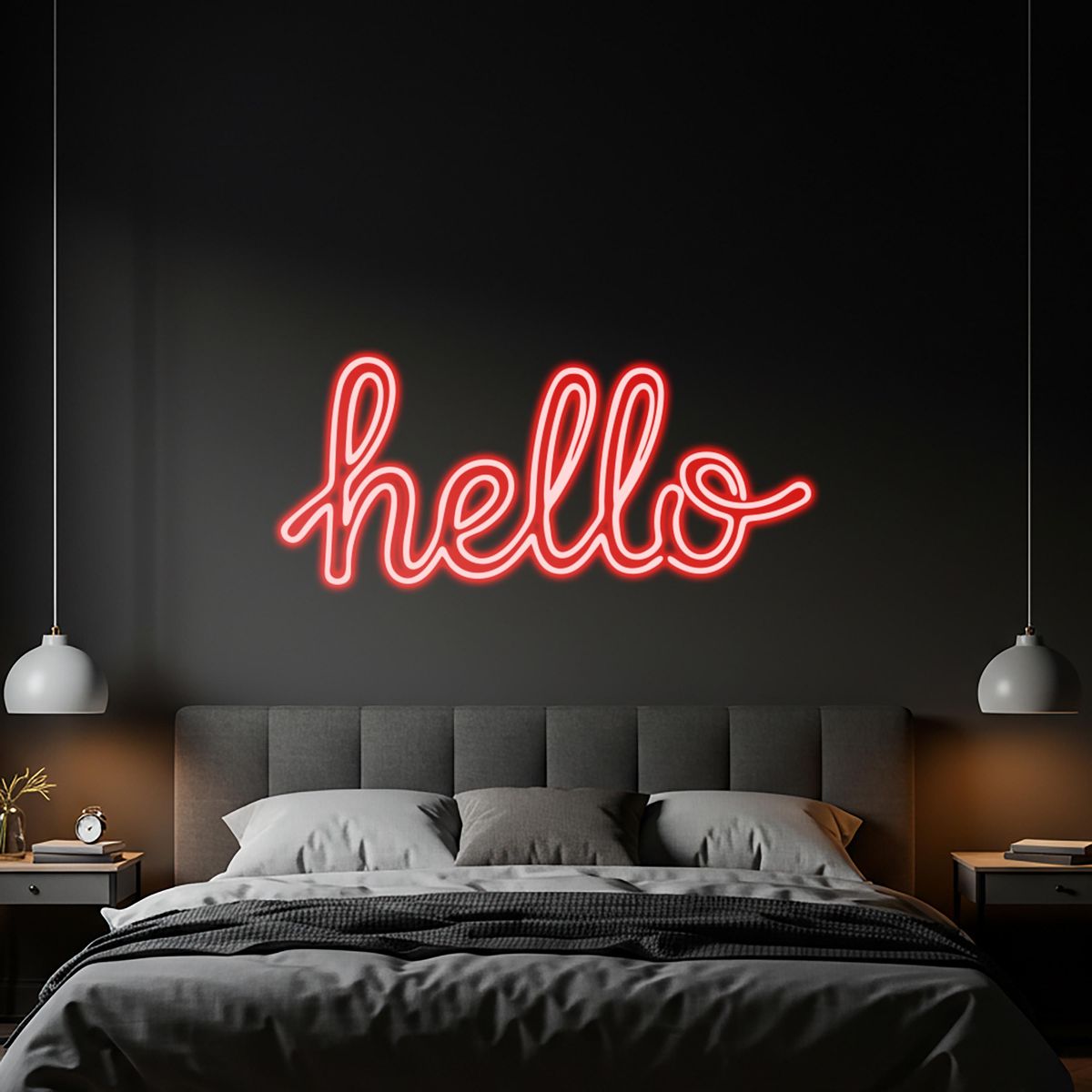 Hello Neon Sign