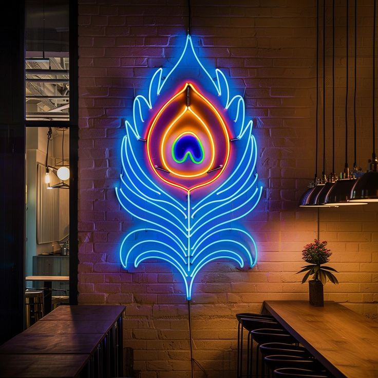 Krishna Neon Sign
