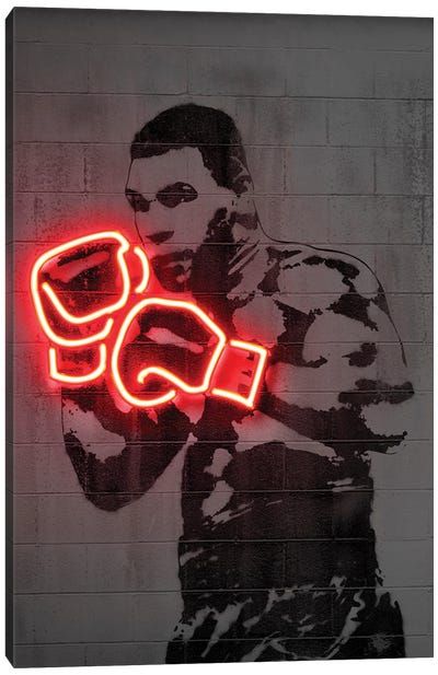 Champion's Fury Boxing Gloves Neon Art