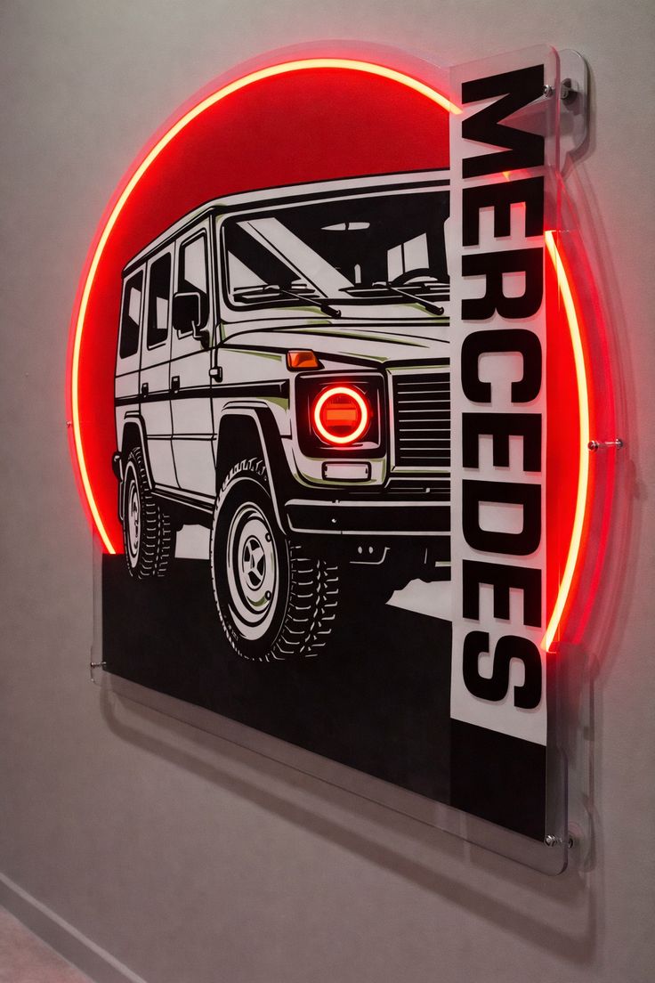 G-Wagon Dominance Luxury Neon Art