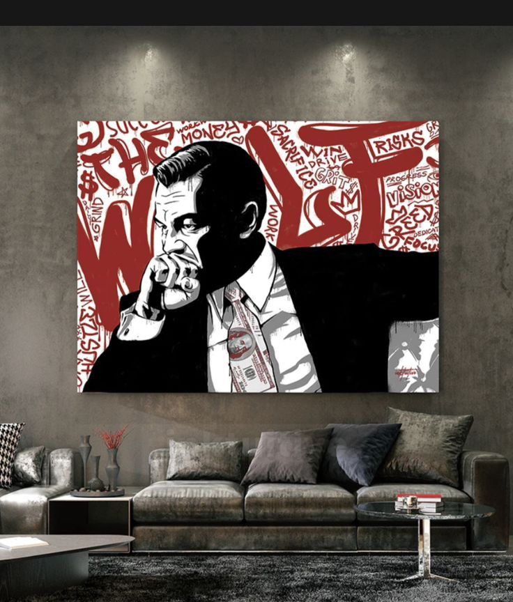 The Wolf of Wall Street Ambition Canvas Painting