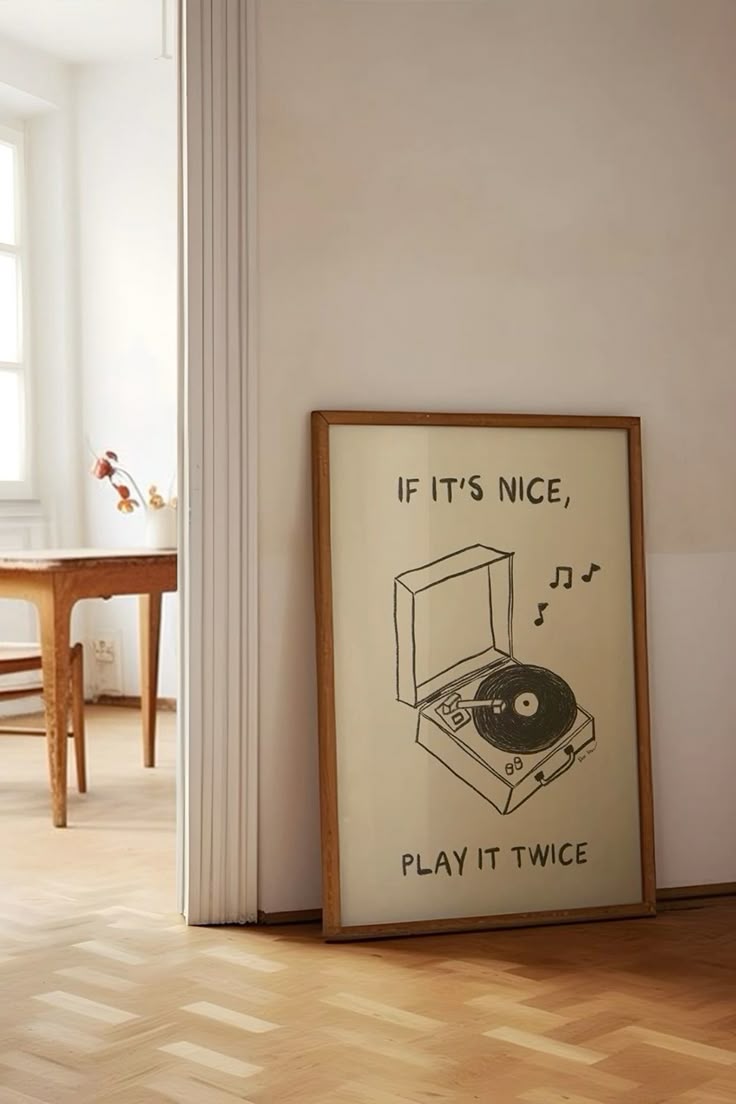 Nostalgic Melody 'Play It Twice' Canvas Painting