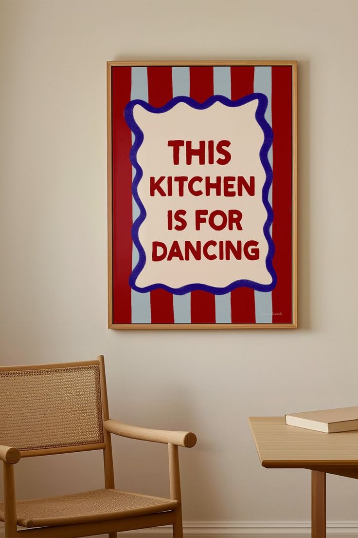 Dancing Kitchen Rules Pop Art Canvas Painting