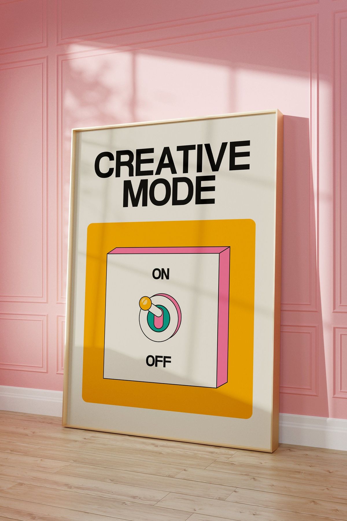 Creative Mode On-Off Toggle Canvas Painting