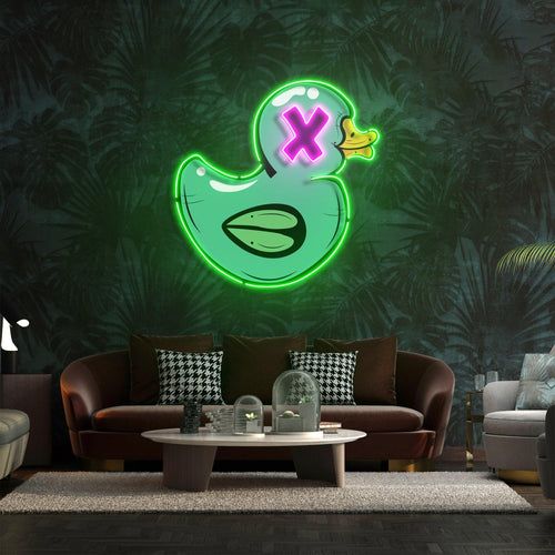 Dead Duck Squad Quirky Gaming Neon Art
