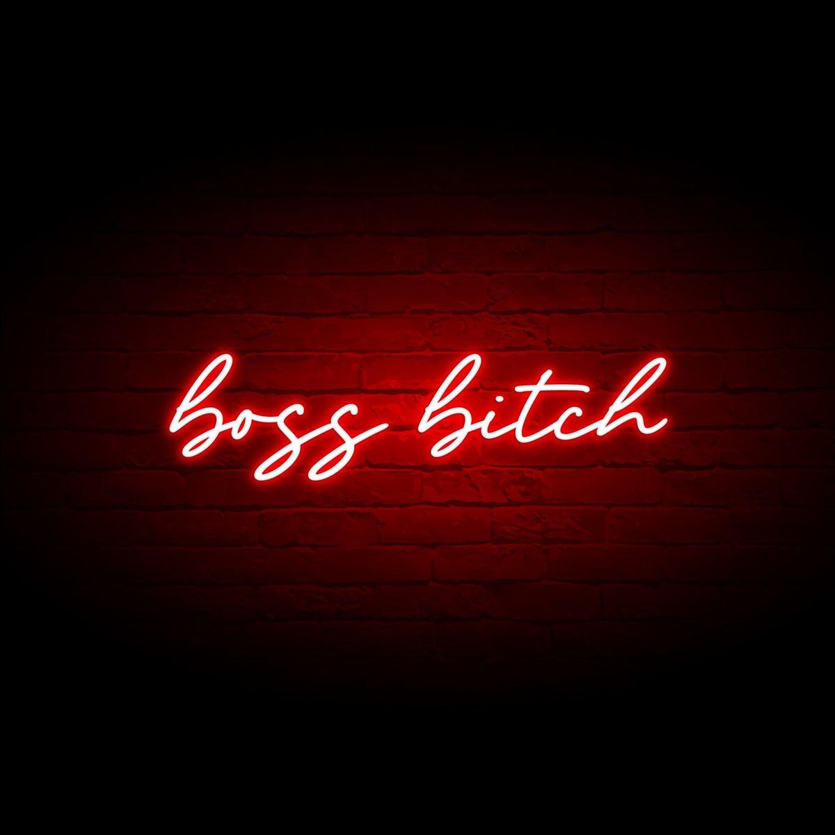 Boss Bitch Empowering Statement Neon Sign