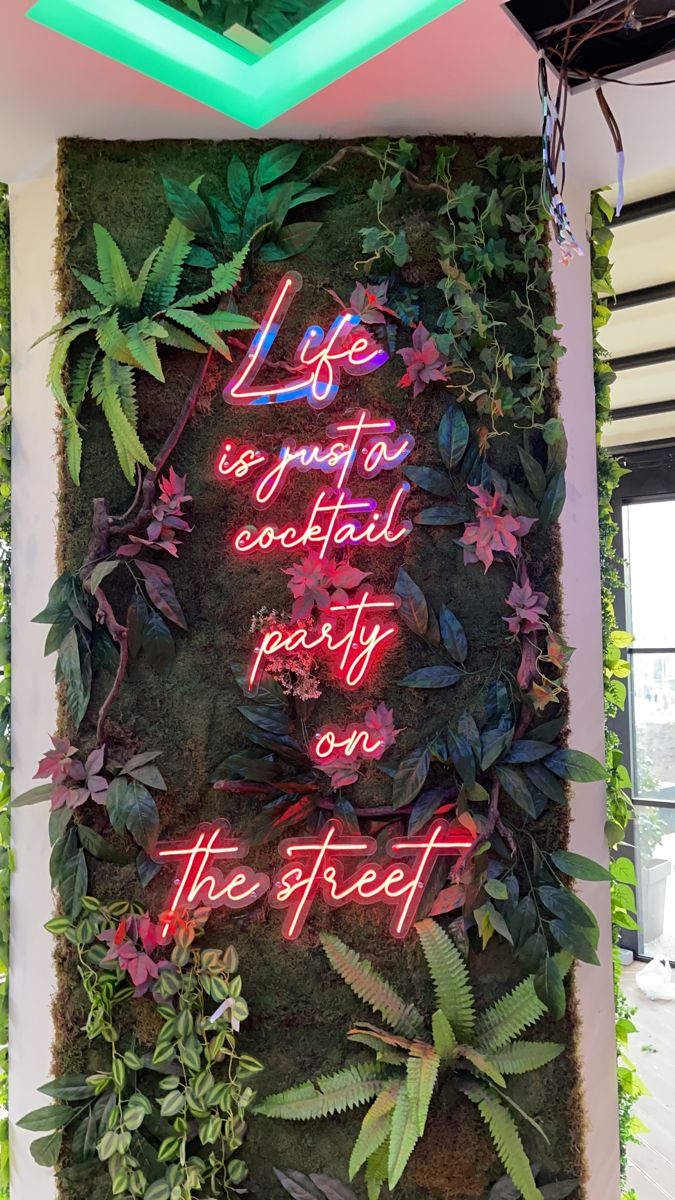 Life is Just a Cocktail Party Neon Sign
