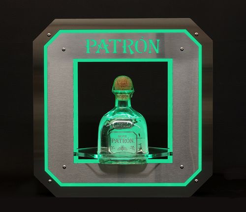 Emerald Aura Custom Logo Bottle Presenter