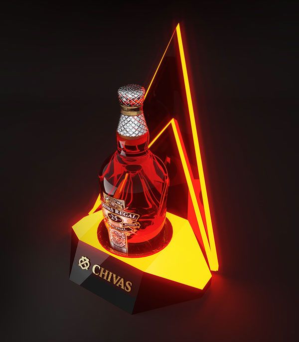 Apex Glow Custom Branded LED Bottle Presenter