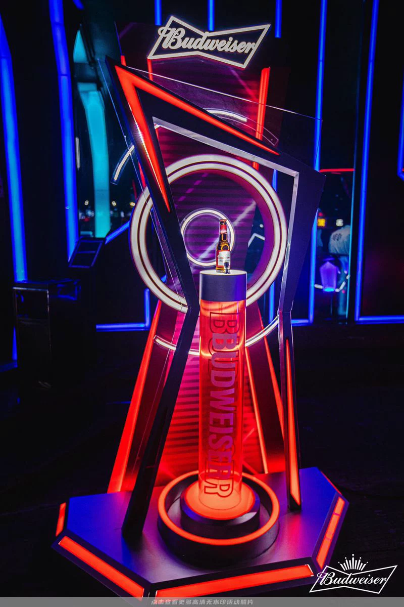 Apex Neon Glow Bottle Presenter